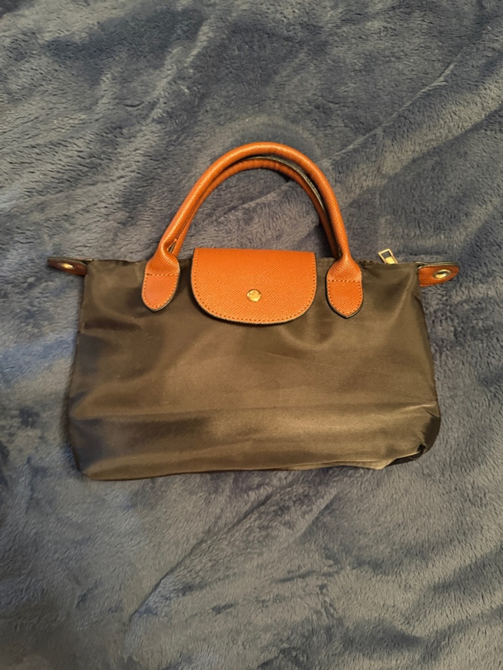 Black and Brown Mini bag (strap and keychain not incuded)